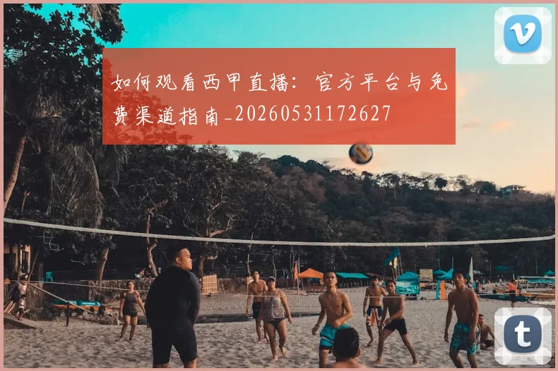 如何观看西甲直播：官方平台与免费渠道指南_20260531172627